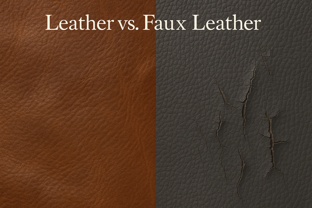 Leather vs. Faux Leather: Why Investing in the Real Deal Matters 