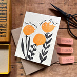 Load image into Gallery viewer, Cat Flower Card
