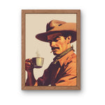 Load image into Gallery viewer, Coffee Cowboy Art Print