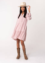 Load image into Gallery viewer, Linen Blend Vintage Babydoll Dress
