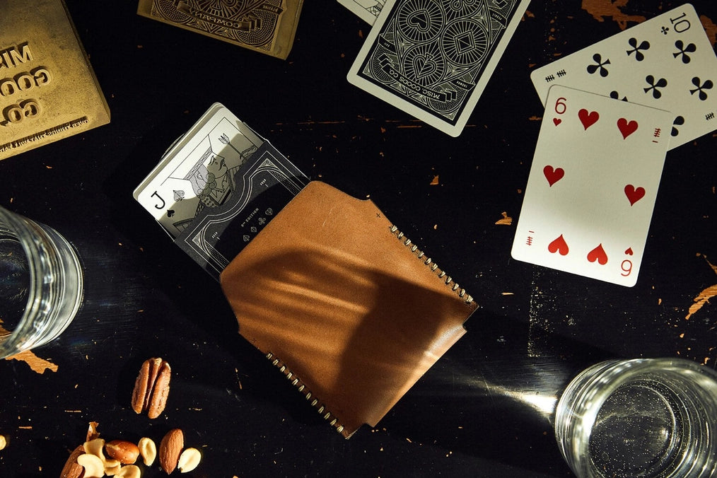 Premium Playing Cards w/ Leather Case