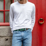 Load image into Gallery viewer, Imperial Green Elastic Woven Belt