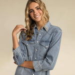 Load image into Gallery viewer, The Annie Pearl Snap Dress