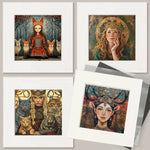 Load image into Gallery viewer, Freya the Norse Goddess with Her Cats