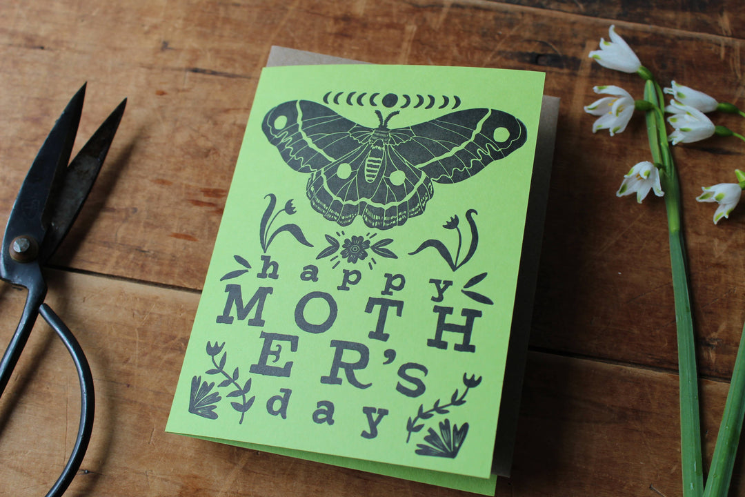 Mothers Day Moth Card