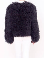 Load image into Gallery viewer, Shearling Jacket Black