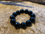 Load image into Gallery viewer, Obsidian Beaded Bracelet