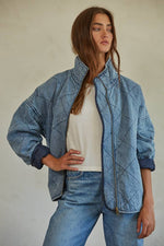 Load image into Gallery viewer, Woven Denim Cotton Medium Washed Jacket