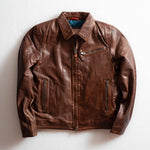 Load image into Gallery viewer, Gambler Cow Leather Jacket