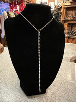 Load image into Gallery viewer, Rhinestone Dangle Necklace