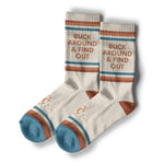 Load image into Gallery viewer, Buck Around and Find Out Western Socks