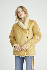 Load image into Gallery viewer, Tan Double Breasted Jacket