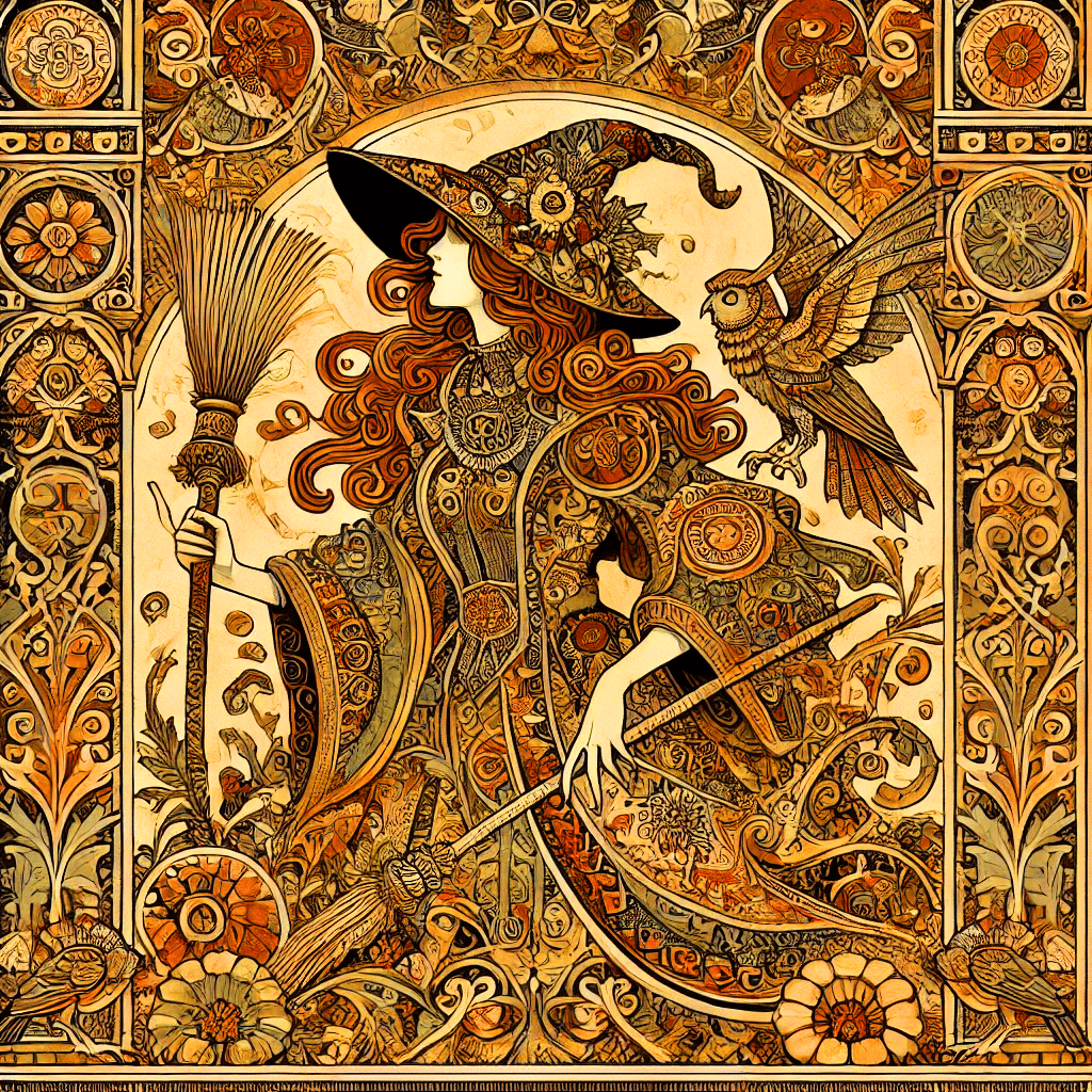 Art Nouveau Witch