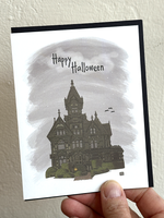 Load image into Gallery viewer, Halloween Mansion Card