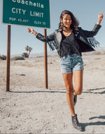 Load image into Gallery viewer, Black Swan Tassel Jacket