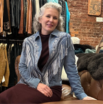 Load image into Gallery viewer, Embroidered Suede Fringe Jacket