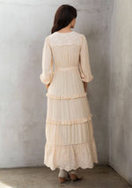 Load image into Gallery viewer, Boho Embroidered Ruffled Duster