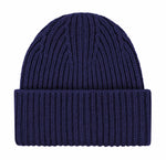 Load image into Gallery viewer, Cashmere Thick Rib Beanie Hat