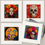 Load image into Gallery viewer, Calavera Skeleton Profile Día de Muertos