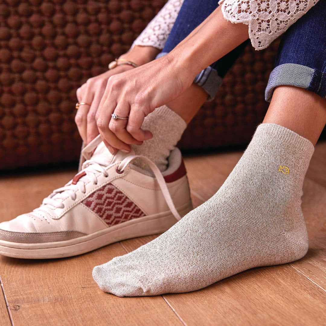 Glitter Cotton Socks
