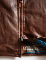 Load image into Gallery viewer, Gambler Cow Leather Jacket