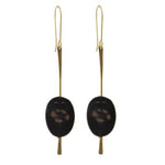 Load image into Gallery viewer, Sema Dark Horn Brass Earring