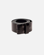Load image into Gallery viewer, Mia Black Smooth Leather Belt Strap