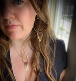 Load image into Gallery viewer, Brass Fringe Necklace