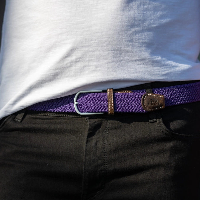 Astral Purple Elastic Woven Belt