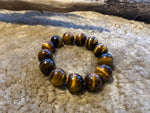 Load image into Gallery viewer, Tiger's Eye Beaded Bracelet