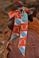 Load image into Gallery viewer, Frontier Patchwork Twilly Scarf