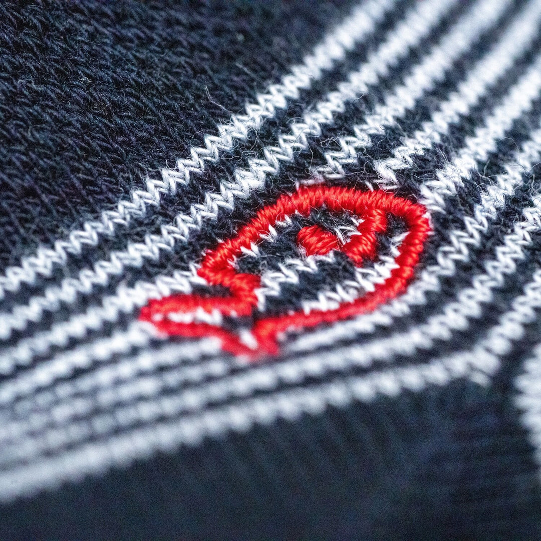 Striped Combed Ankle Socks