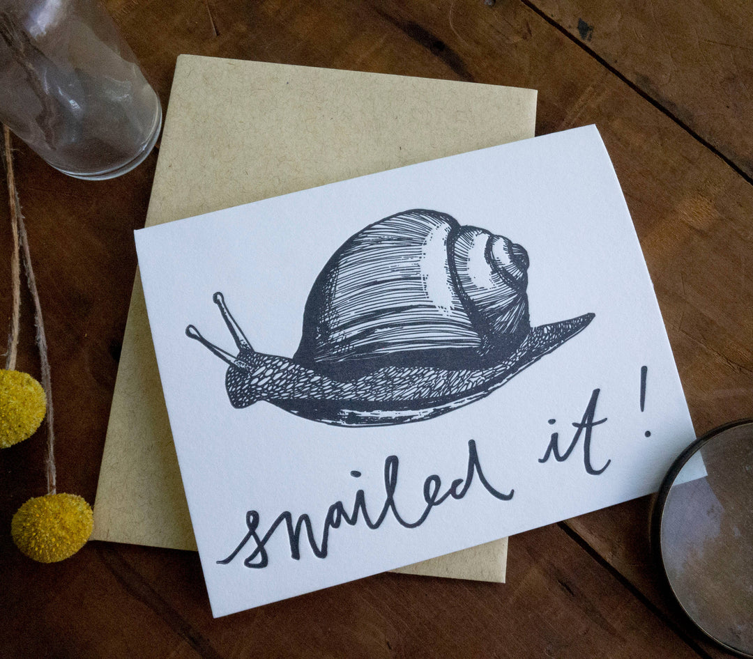 Snailed It Card