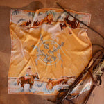 Load image into Gallery viewer, Longhorn Open Range 100% Mulberry Silk Wild Rag