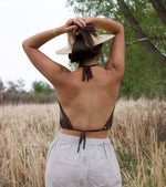 Load image into Gallery viewer, Silk Shibori Halter Top - La Paz