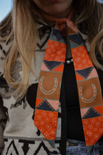 Load image into Gallery viewer, Frontier Bound Quilted Patchwork Twilly Scarf