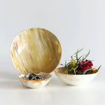 Load image into Gallery viewer, Round Cow Horn Bowl Large