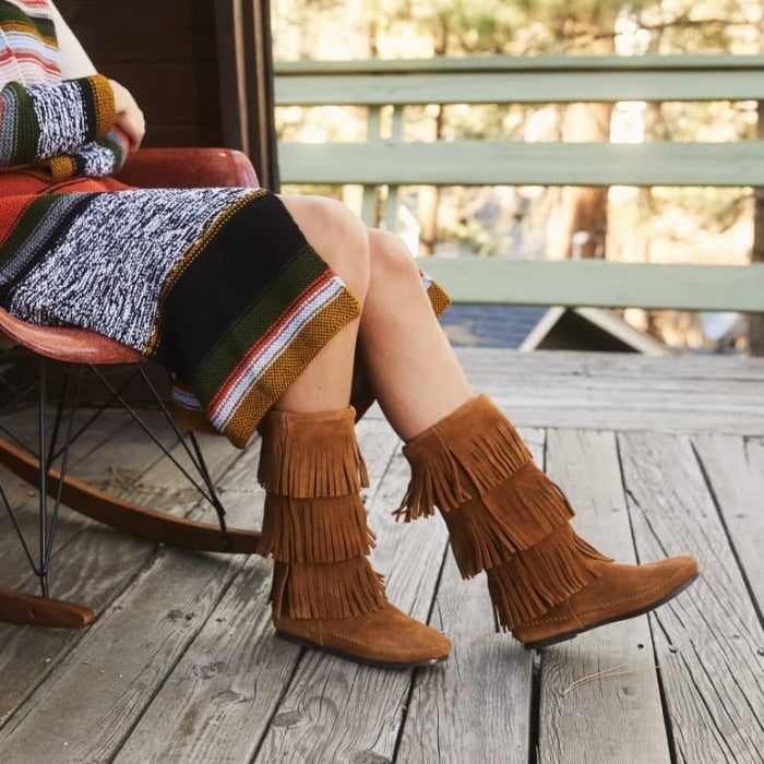 3-Layer Fringe Boot