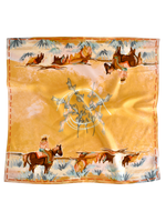 Load image into Gallery viewer, Longhorn Open Range 100% Mulberry Silk Wild Rag
