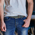 Load image into Gallery viewer, Green Army Elastic Woven Belt