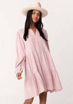 Load image into Gallery viewer, Linen Blend Vintage Babydoll Dress