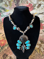 Load image into Gallery viewer, Faux Turquoise Necklace