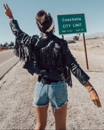 Load image into Gallery viewer, Black Swan Tassel Jacket