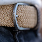 Load image into Gallery viewer, Latte Coffee Elastic Woven Belt