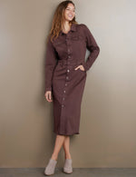 Load image into Gallery viewer, Piece Dyed Denim Dress