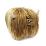 Load image into Gallery viewer, Highland Bull Footstool - Honey