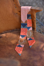 Load image into Gallery viewer, Frontier Bound Quilted Patchwork Twilly Scarf