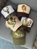Load image into Gallery viewer, Backwoods Sequin Mallard Trucker Hat