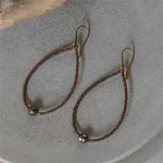 Load image into Gallery viewer, Astrid Pyrite Beaded Earring