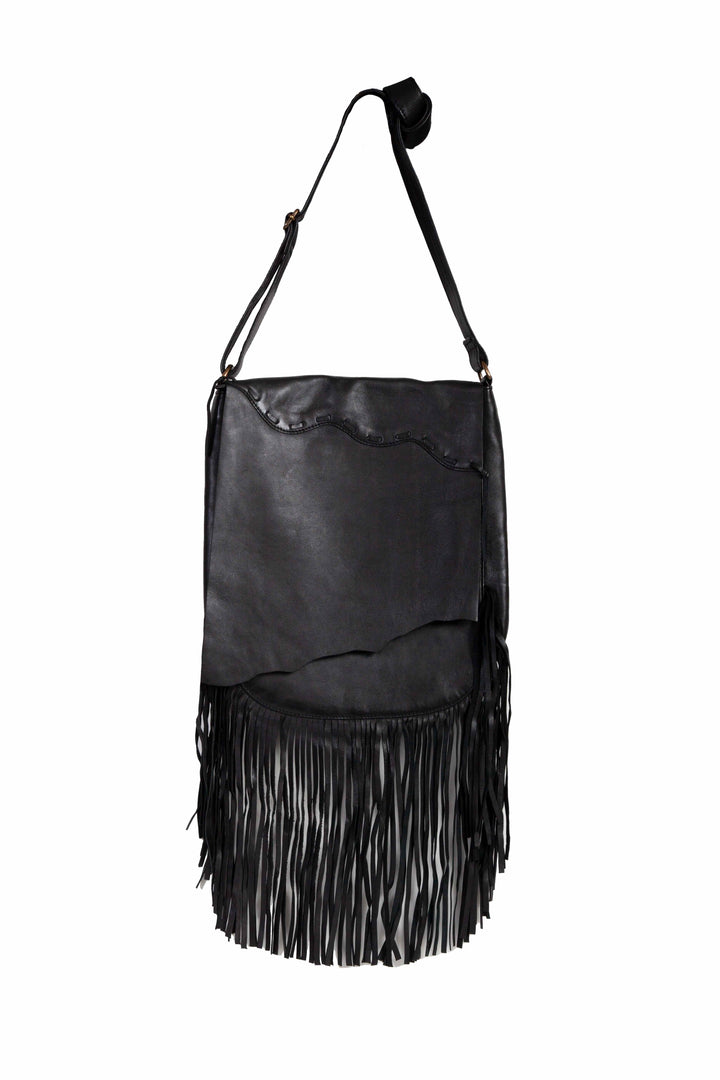Leather Natural Edge Fringe